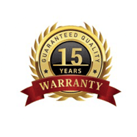 15 year warranty seal