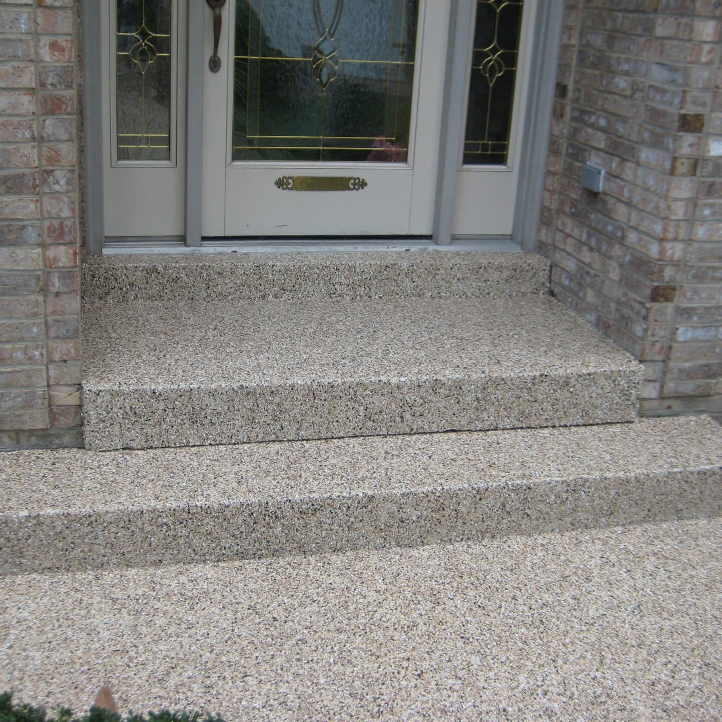 front walkway path done with floor shield coating