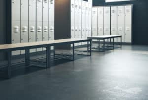 locker room flooring
