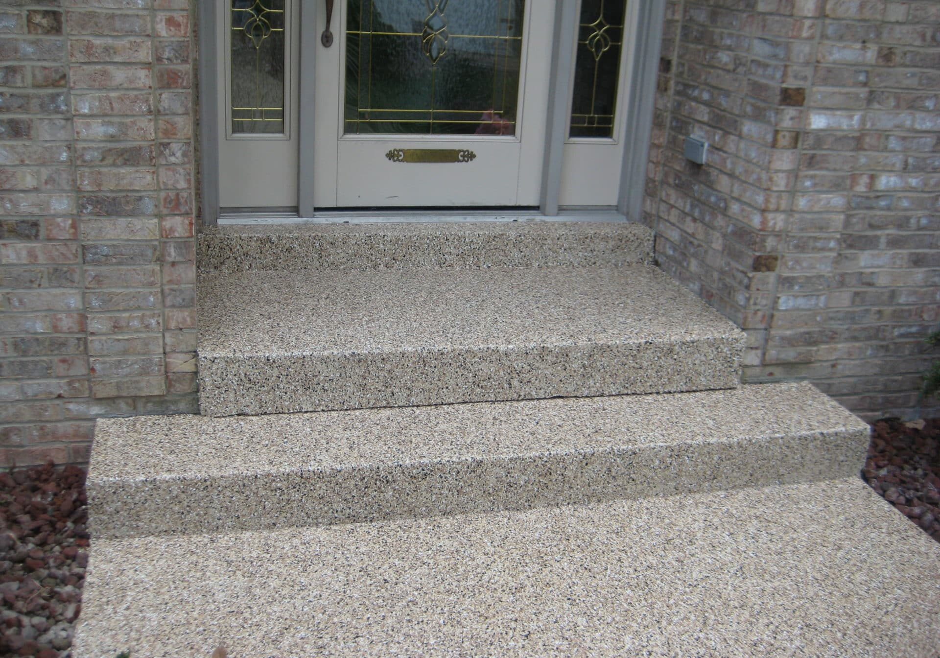 front walkway path done with floor shield coating